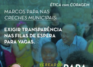 Marcos Papa nas Creches Municipais