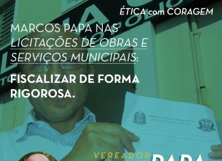 Marcos Papa nas Licitações de Obras Municipais