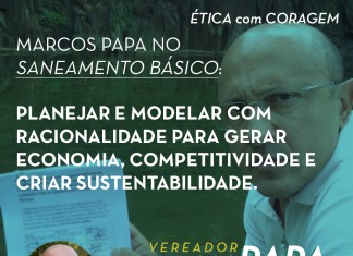 Marcos Papa no Saneamento Básico