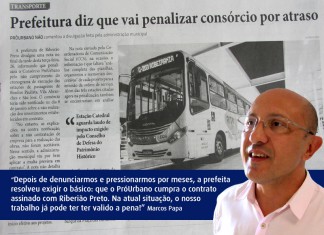 Papa pressiona e prefeitura (enfim!) multa concessionária de ônibus
