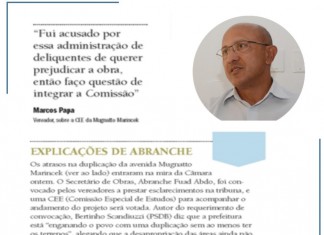 CEE deve ser criada para analisar atraso nas obras do Ribeirão Verde