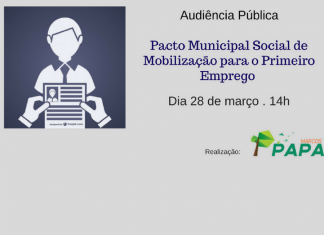 Papa promoverá audiência sobre Primeiro Emprego, nesta quarta (28)