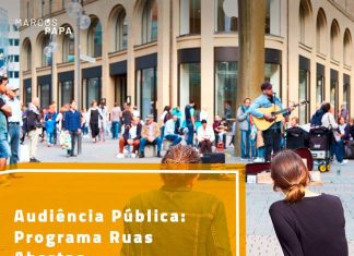 Audiência Pública debaterá Programa Ruas Abertas