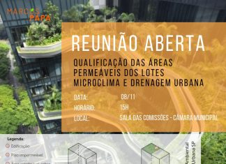 Reunião debaterá qualificação das áreas permeáveis dos lotes