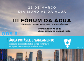 Drenagem e tratamento serão destaques no Fórum da Água