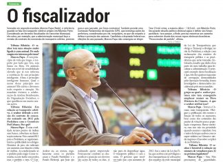 Jornal Tribuna: Vereador Marcos Papa – O fiscalizador