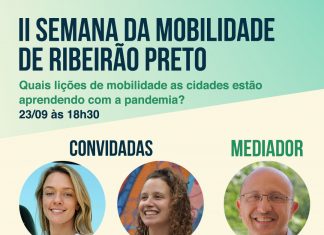 Webinar debaterá ‘lições de mobilidade’ nesta quarta, dia 23