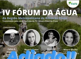Fórum da Água da Região Metropolitana de Ribeirão Preto é adiado