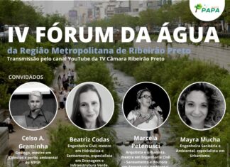 IV Fórum da Água da Região Metropolitana será dia 28/05