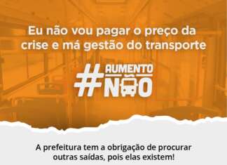 Abaixo-assinado: #AumentoNão