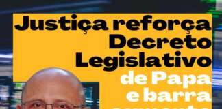 Justiça reforça Decreto de Papa
