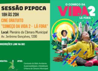 Câmara será palco de ‘sessão pipoca’