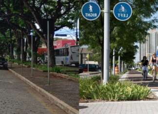 Papa quer ciclovia ou ciclorrota na 9 de Julho