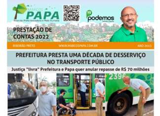 Papa apresenta Prestação de Contas 2022