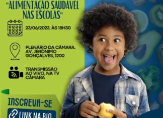 Câmara debaterá alimentação saudável dia 23