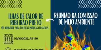 Reunião debaterá Urbverde para políticas públicas