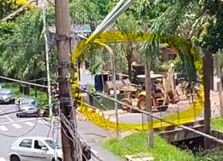 Entulho em córrego: Papa faz Denúncia Ambiental